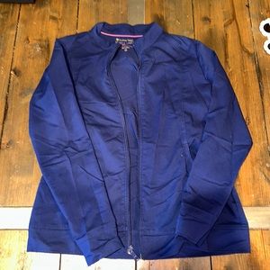 Navy scrub jacket